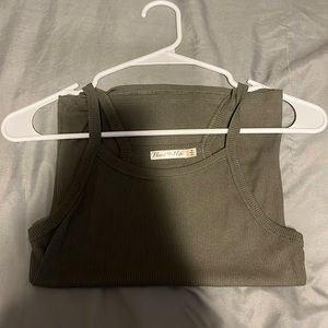 Army green tank top (rue21)